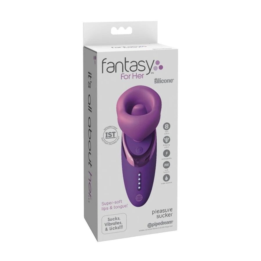 FANTASY FOR HER - PLEASURE SUCKER VIBRATOR PURPLE